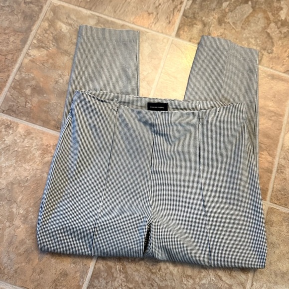 Massimo Fabbro Italy Plaid Ankle Pants Size 10 Pull-On Elastic Waist Trouser - Picture 2 of 6